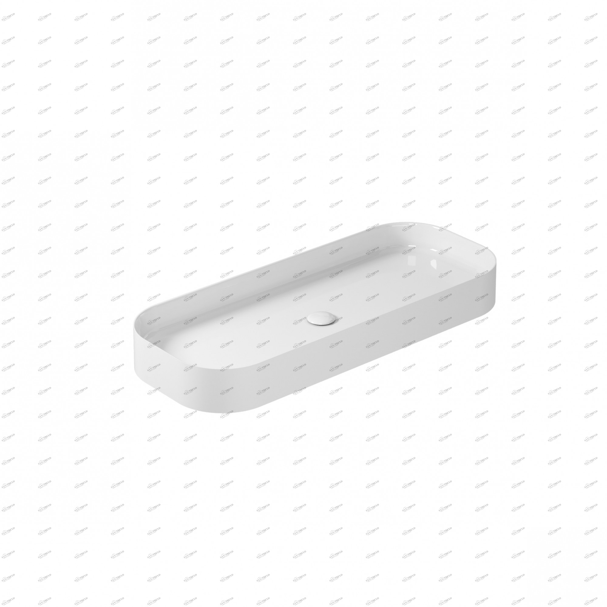 7411 Накладная раковина на столешницу  овальная Galassia SmartB