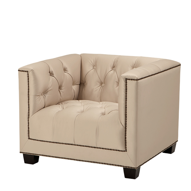 Кресло Davidoff от Eichholtz EICHHOLTZ ДИЗАЙНЕРСКИЕ, EICHHOLTZ 062236 Бежевый  - Вид №1