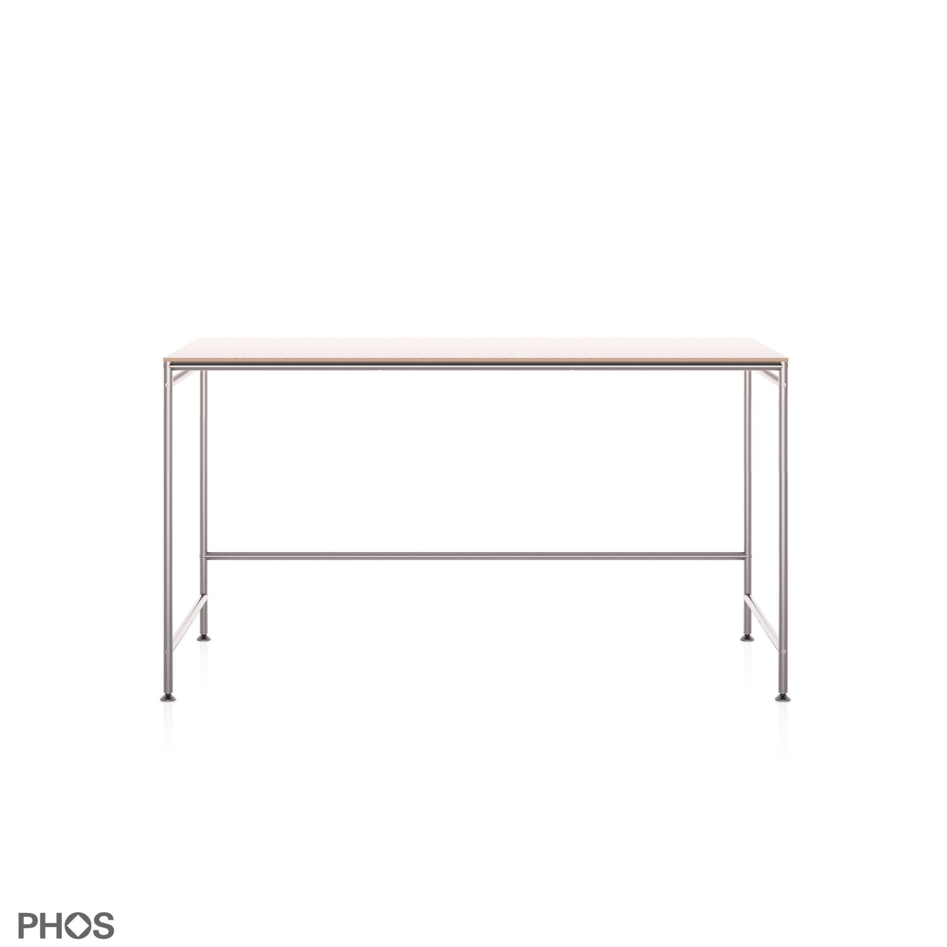 KATI-S1-140x60-MW Карлсруэ стол - письменный стол - белый - 140 х 60 х 75 см. PHOS  - Вид №8