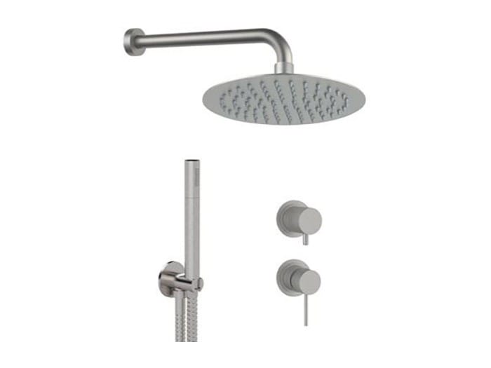 Набор для душа из нержавеющей стали с ручным душем Remer Rubinetterie Дизайн из нержавеющей стали ARCH-00151732 - Вид №1