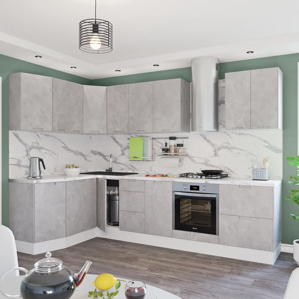 Дверь для шкафа Delinia Берлин 40x92 см МДФ цвет серый STLM-2026382 - Вид №15