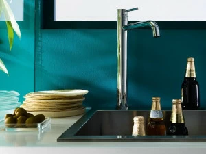 Nobili Rubinetterie Хромированный кухонный смеситель на одно отверстие Live Lv00713cr