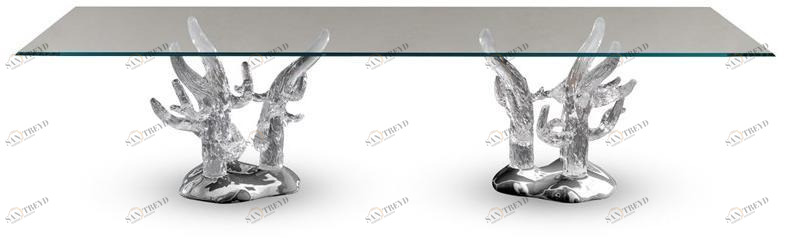 Reflex Прямоугольный обеденный стол из стекла Corallo sun-id-1459511