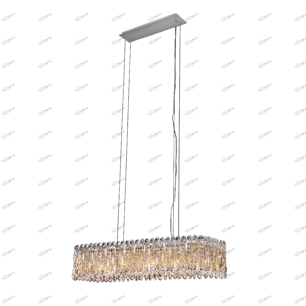 Подвесная люстра Crystal Lux Lirica SP13 L930 Chrome CRYSTAL LUX ДИЗАЙНЕРСКИЕ, LIRICA 138886 Золотой 