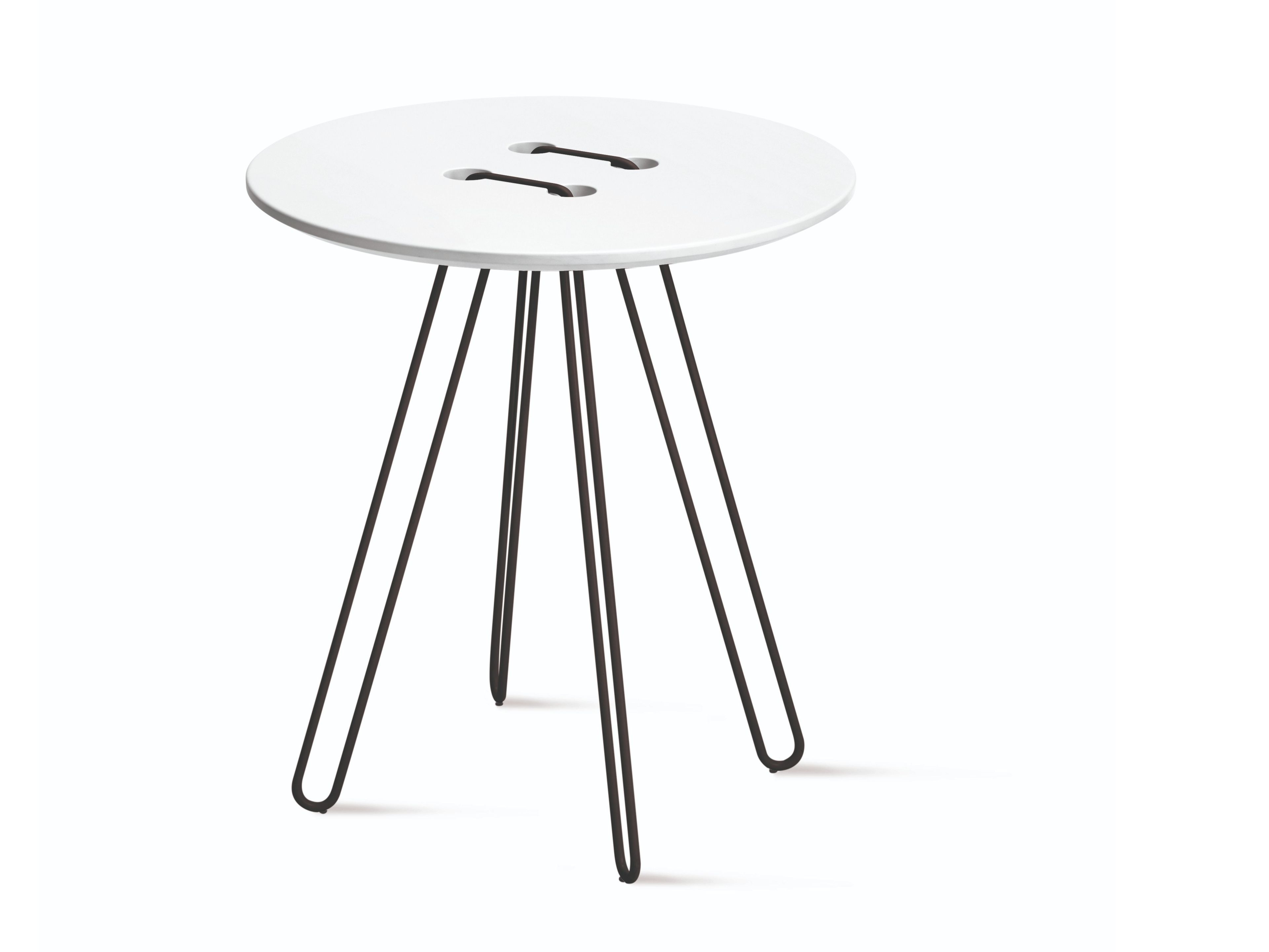 Высокий круглый журнальный столик с лаком Casamania & Horm Twine T ARCH-00128711