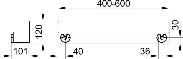 24953370300 Полочка для душа KEUCO ПОЛОЧКИ ДЛЯ ДУША - Вид №3