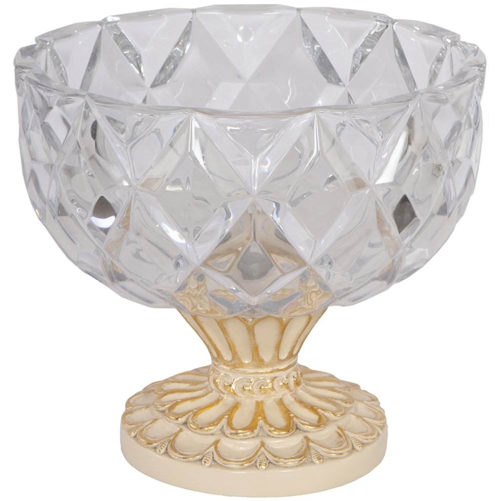 52078 Фруктовница-конфетница Бриз Айвори BOGACHO 4627163961601 - Вид №2