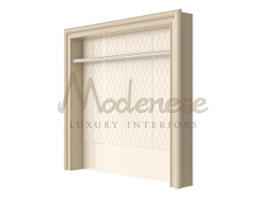 Оборудованная стена из бука с подставкой для телевизора