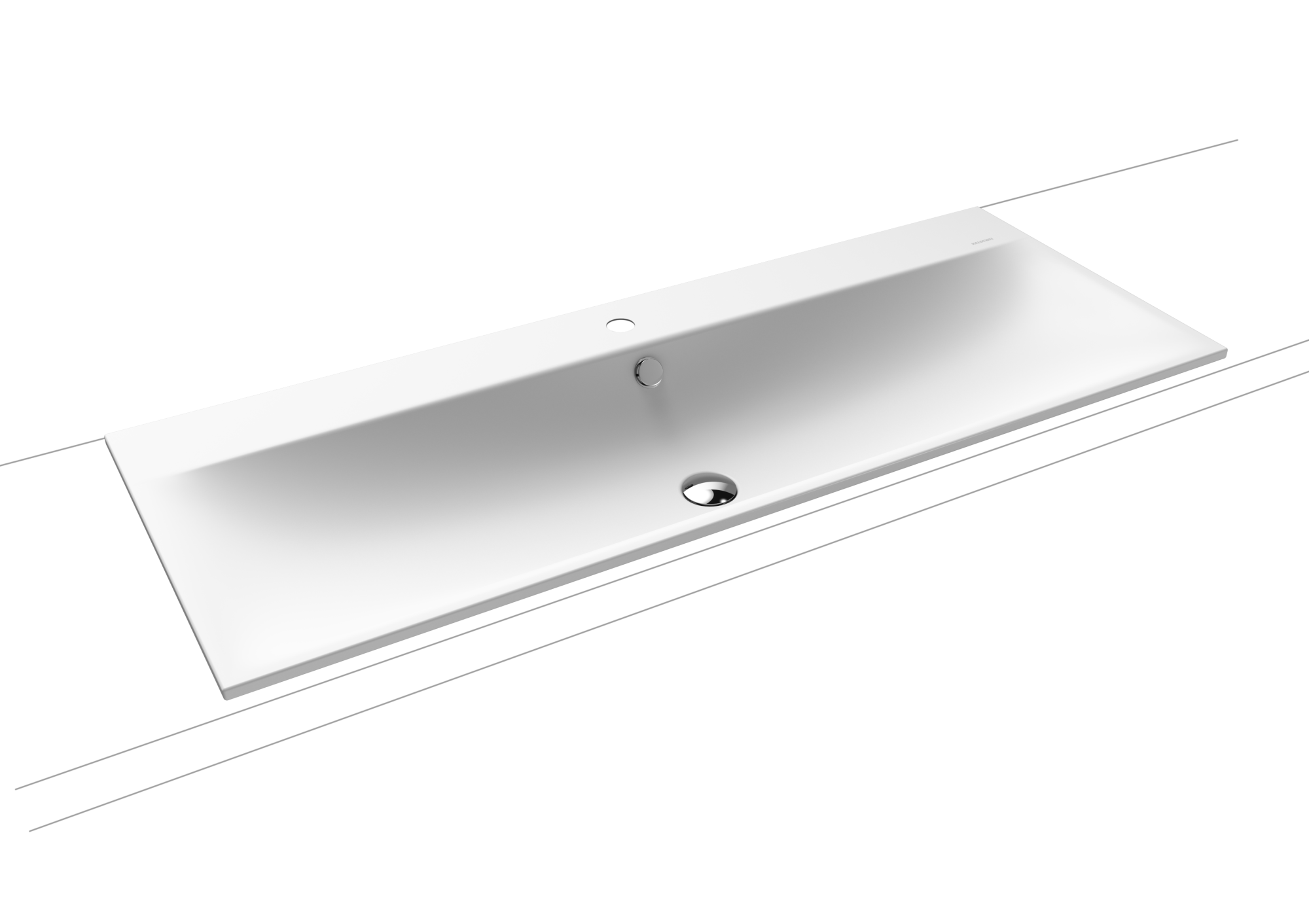 Умывальник KALDEWEI Сталь эмалированная 3039 258 альпийский белый матовый 30393319258