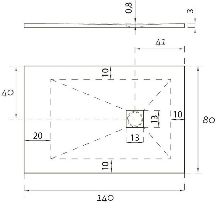 00242251 Поддон Hidronatur Pleasure Santreyd - Вид №1