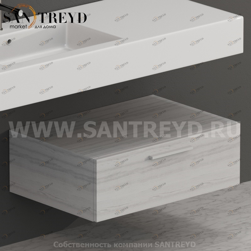 S07024NO Тумба с 1 ящиком 70 см цвет Орегон ARREDO WOOD Италия Ceramica Globo