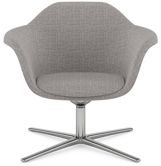 Ersa Вращающееся кресло из ткани с 4 спицами и подлокотниками Polar sun-id-1371969 - Вид №1