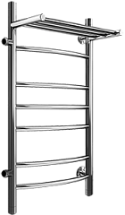 Водяной полотенцесушитель Лесенка Вид 5 с боковым подключением с полкой  Margroid ST-MRG843