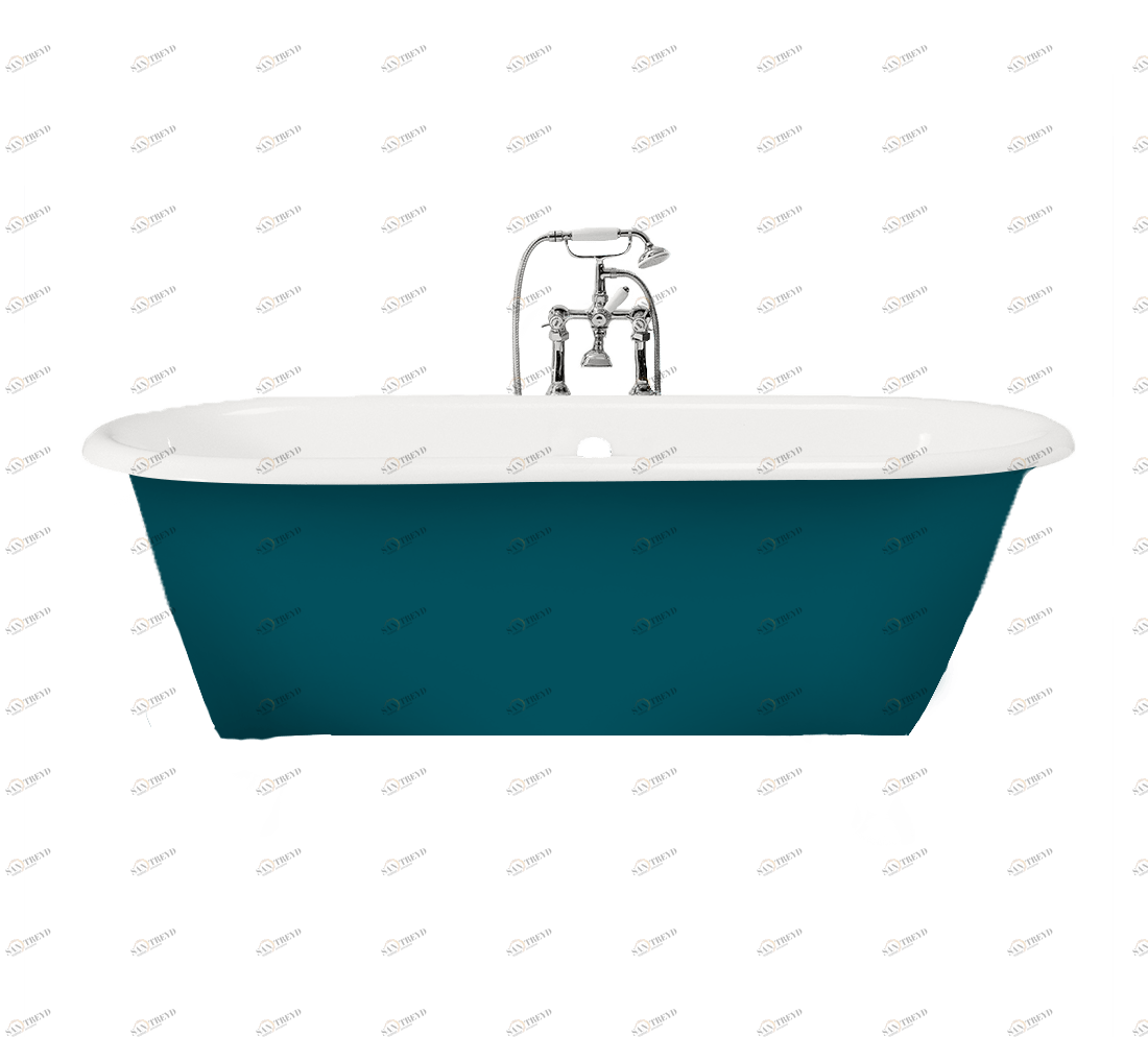 Gentry Home Bexley Cast iron bathtubs with feet Ral 5009 GH100910 