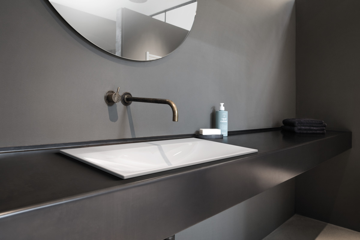 Умывальник KALDEWEI Сталь эмалированная 3037 455 холодный серый 70 30373319455 - Вид №3