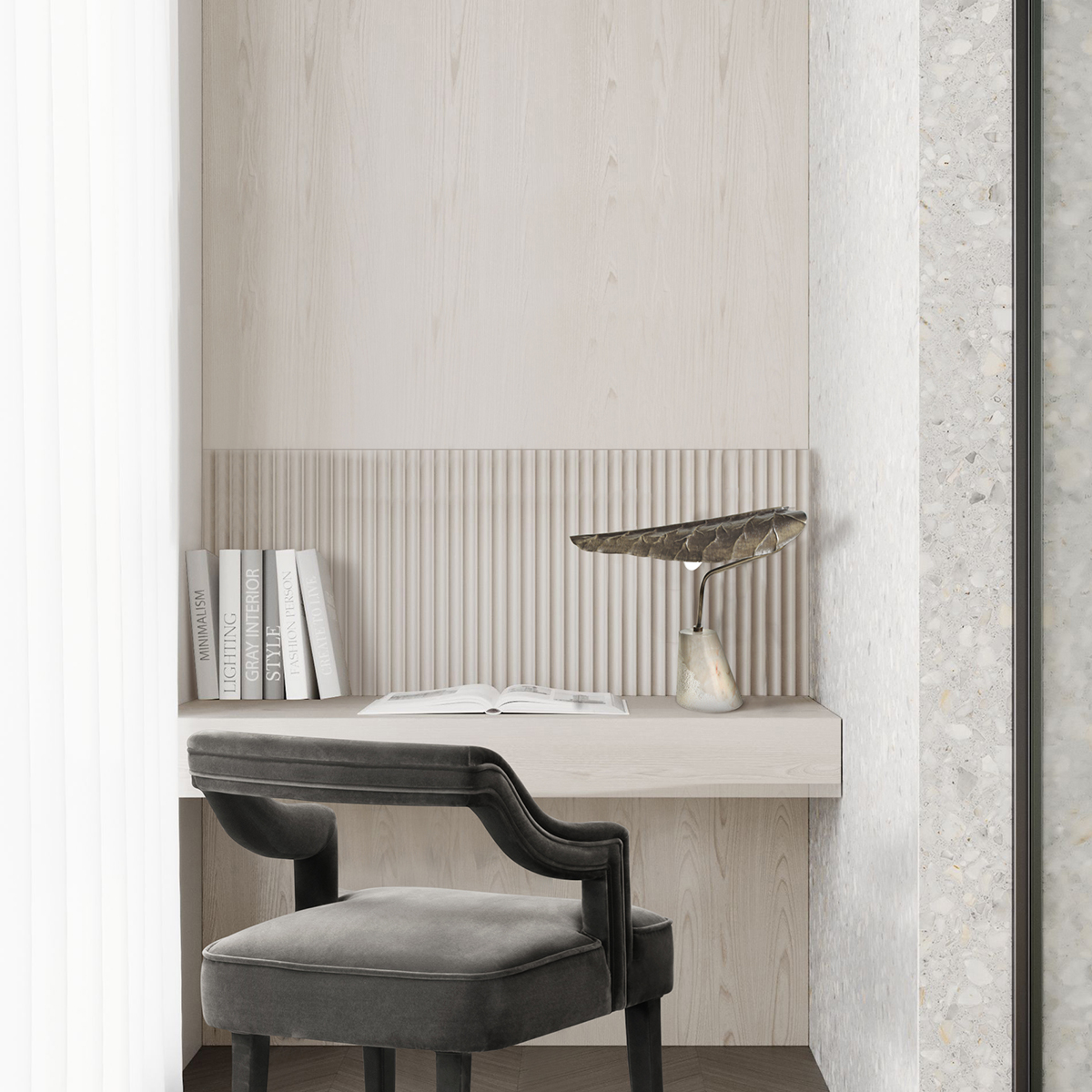 Настольные лампы Calla Table Lamp Covethouse BRABBU  - Вид №1