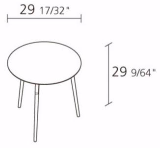Alias Круглый стол из массива дерева Kayak sun-id-1485991 - Вид №3