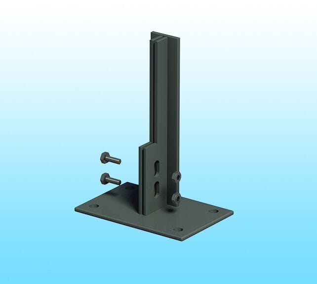 Фасонный столб для металлического забора Ferro Bulloni столбы для ограждений ARCH-00080381 - Вид №2