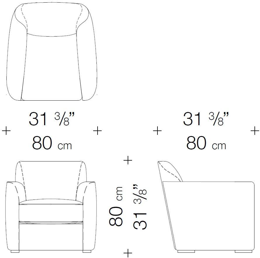 Garbarino Кресло со съемным чехлом из ткани sun-id-1508882 - Вид №1