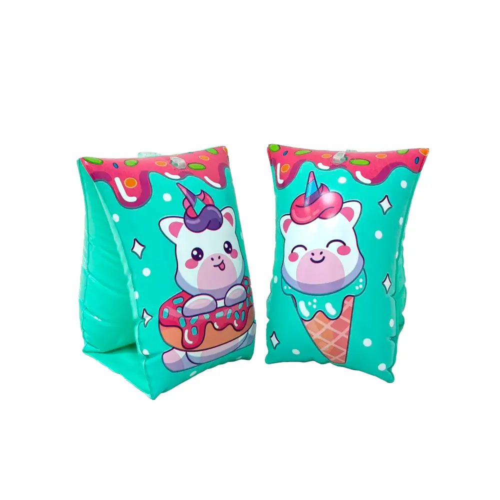 Детские нарукавники для плавания Единорог ПВХ 23x16 см разноцветные Santreyd STLM-2125149