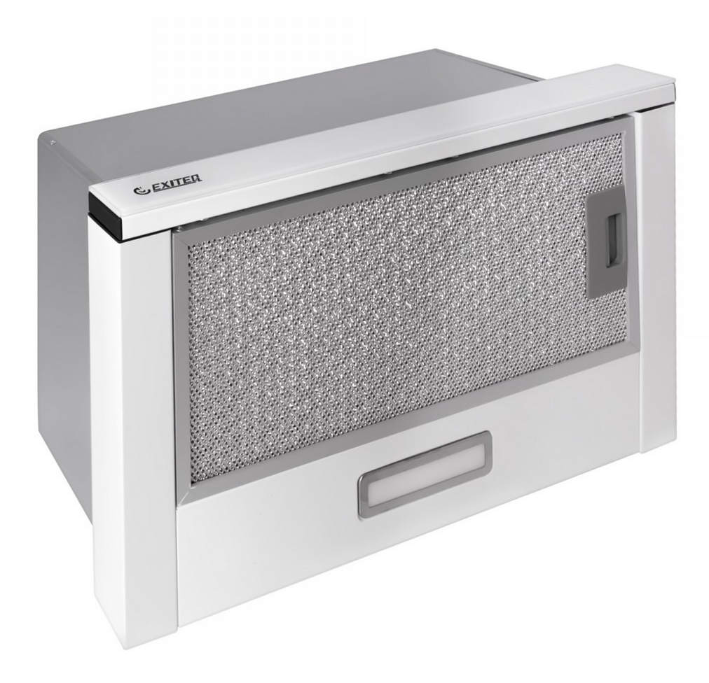 5352299 Вытяжка телескопическая EXITEQ EX-1076 white glass белый/белый STDN-0111232 - Вид №2