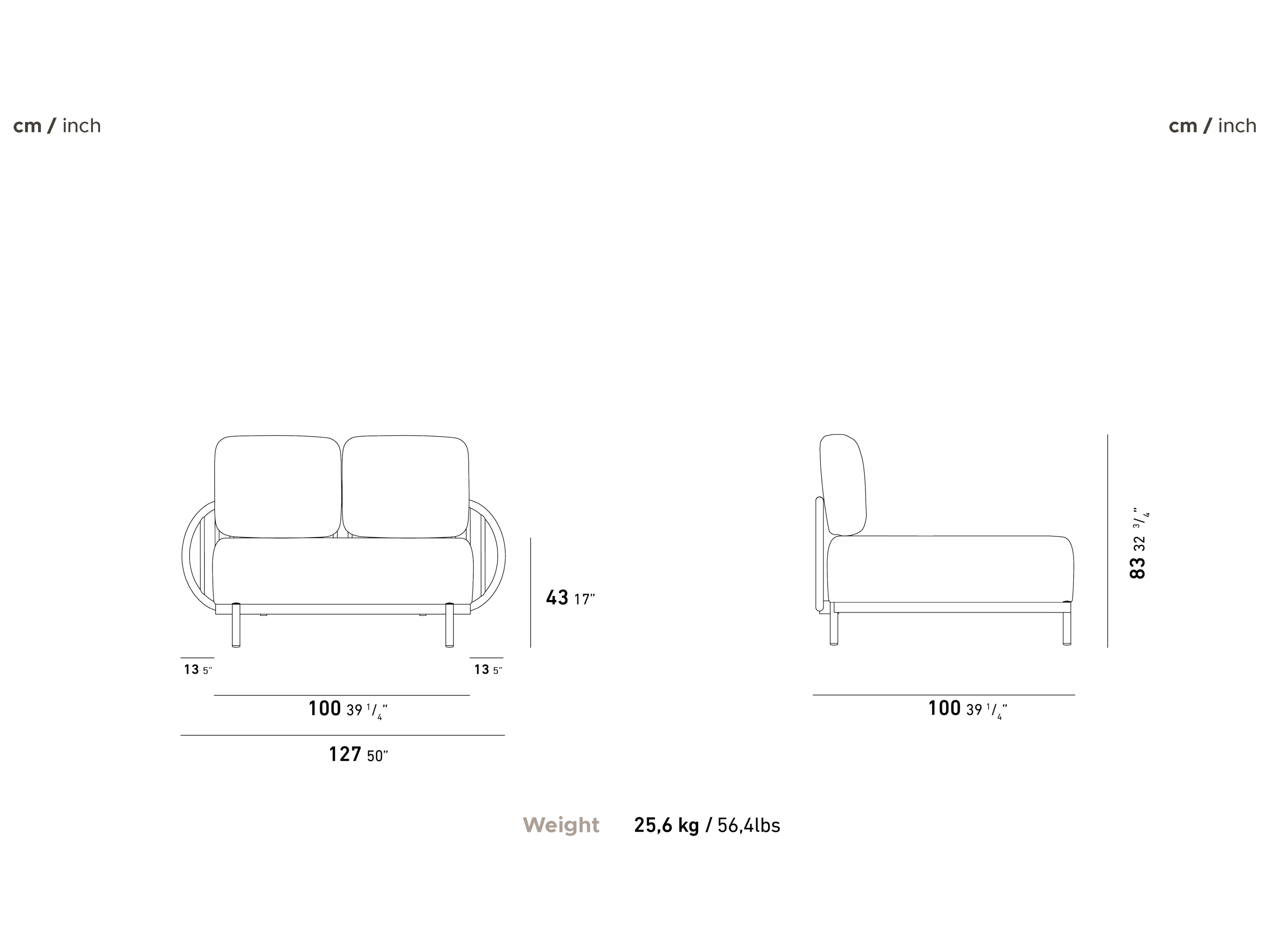 Садовое кресло из Sunbrella® и алюминия YAAZ Ova ARCH-00044894 - Вид №11