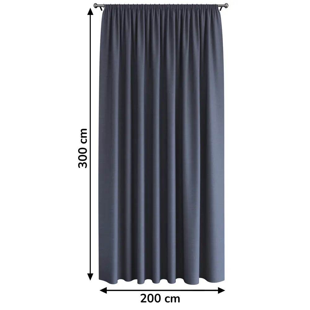 KREAFORTA Plaga - штора на ленте с эффектом блэкаут, синий 200x300 см 89431705 STLM-1583249 - Вид №2