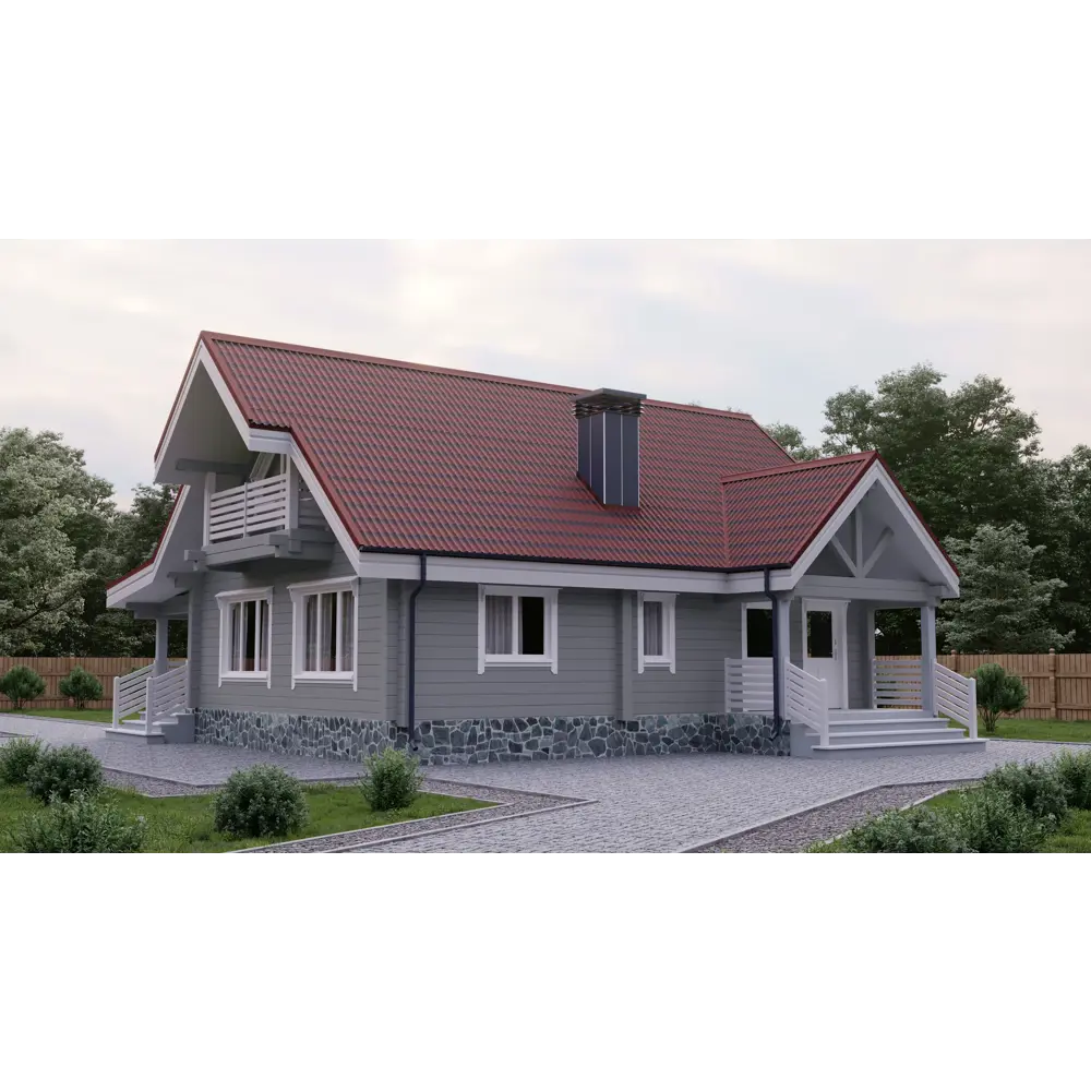 Черепица Ондулин DIY 3x820х1950 мм красный ONDULINE STLM-2032763 - Вид №3