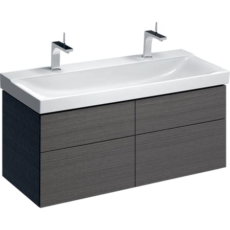 500.518.43.1 Шкафчик для раковины Geberit Xeno², шириной от 120 см, с четырьмя выдвижными ящиками Geberit  - Вид №5