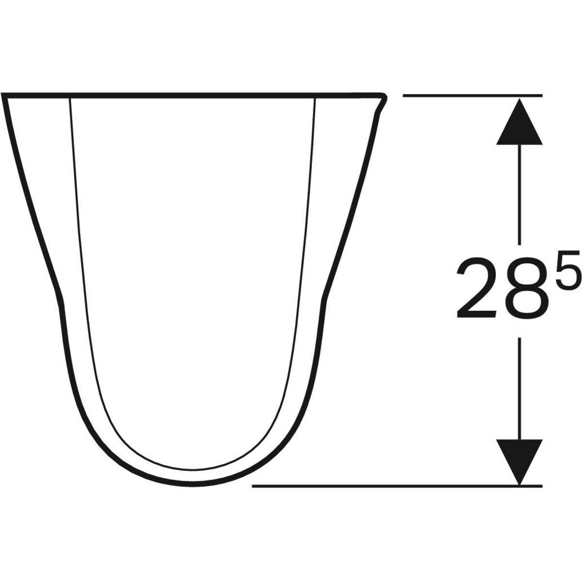 Полуколонна для умывальника Geberit Selnova ARCH-00108163 - Вид №2