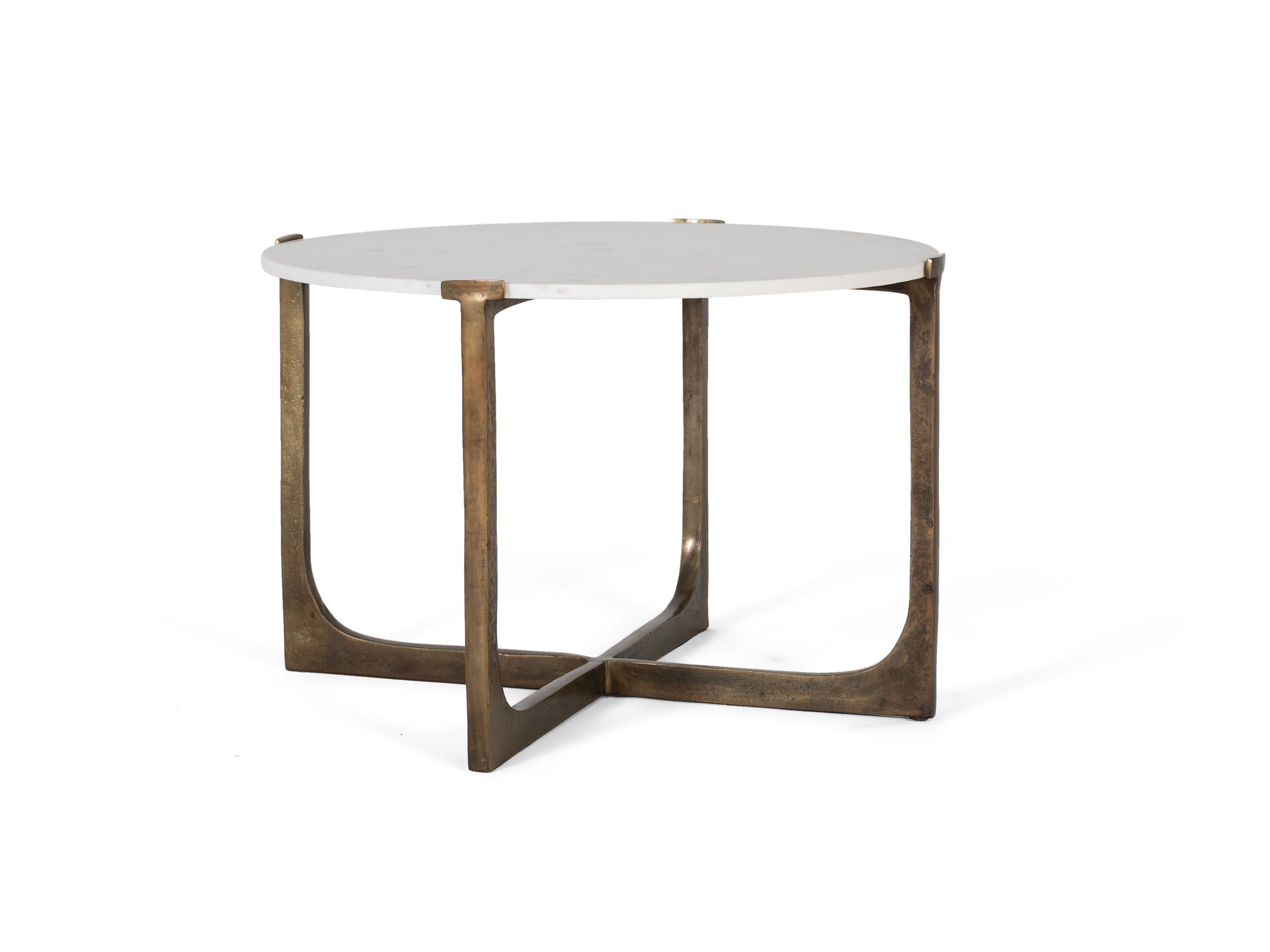 Круглый мраморный журнальный столик Giner y Colomer 1816 ARCH-00046996