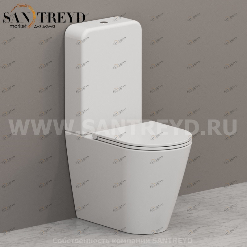 FO003BOFO008BOBA016 Компакт унитаз с бачком Белый Ceramica Globo FORTY3 Италия