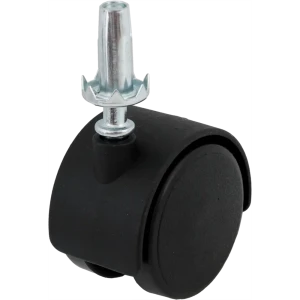 Колесо поворотное с тормозом 3009B 50 мм максимальная нагрузка 50 кг цвет чёрный