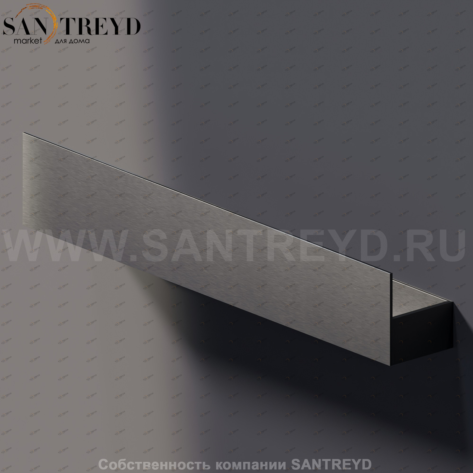 Agape SEN Полка 80 см черная ASEN0923N