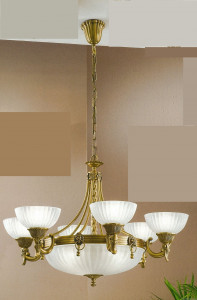 Orion LU 1689/6+3 bronze люстра подвесная