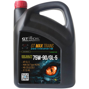 90742396 Трансмиссионное масло Max Trans 75W-90 GL-5 4L STLM-0364138 GT OIL