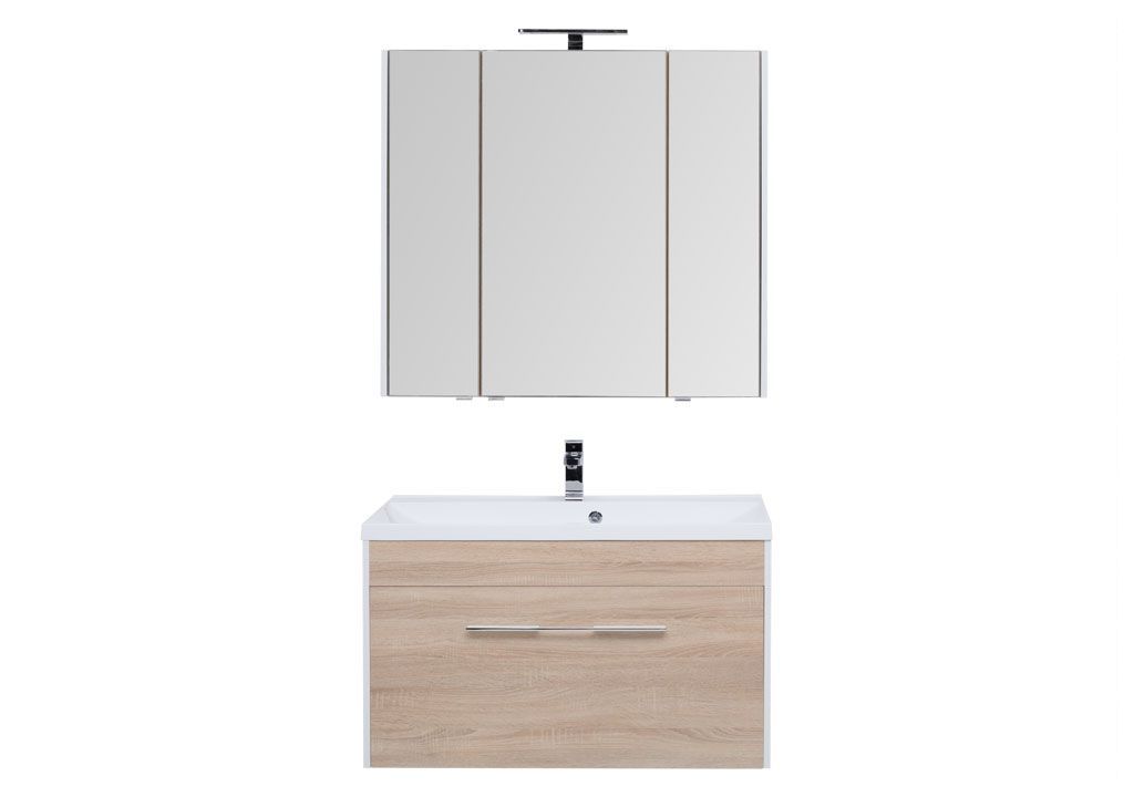 Мебель для ванной Aquanet Августа 100 дуб сонома 00225241 - Вид №2