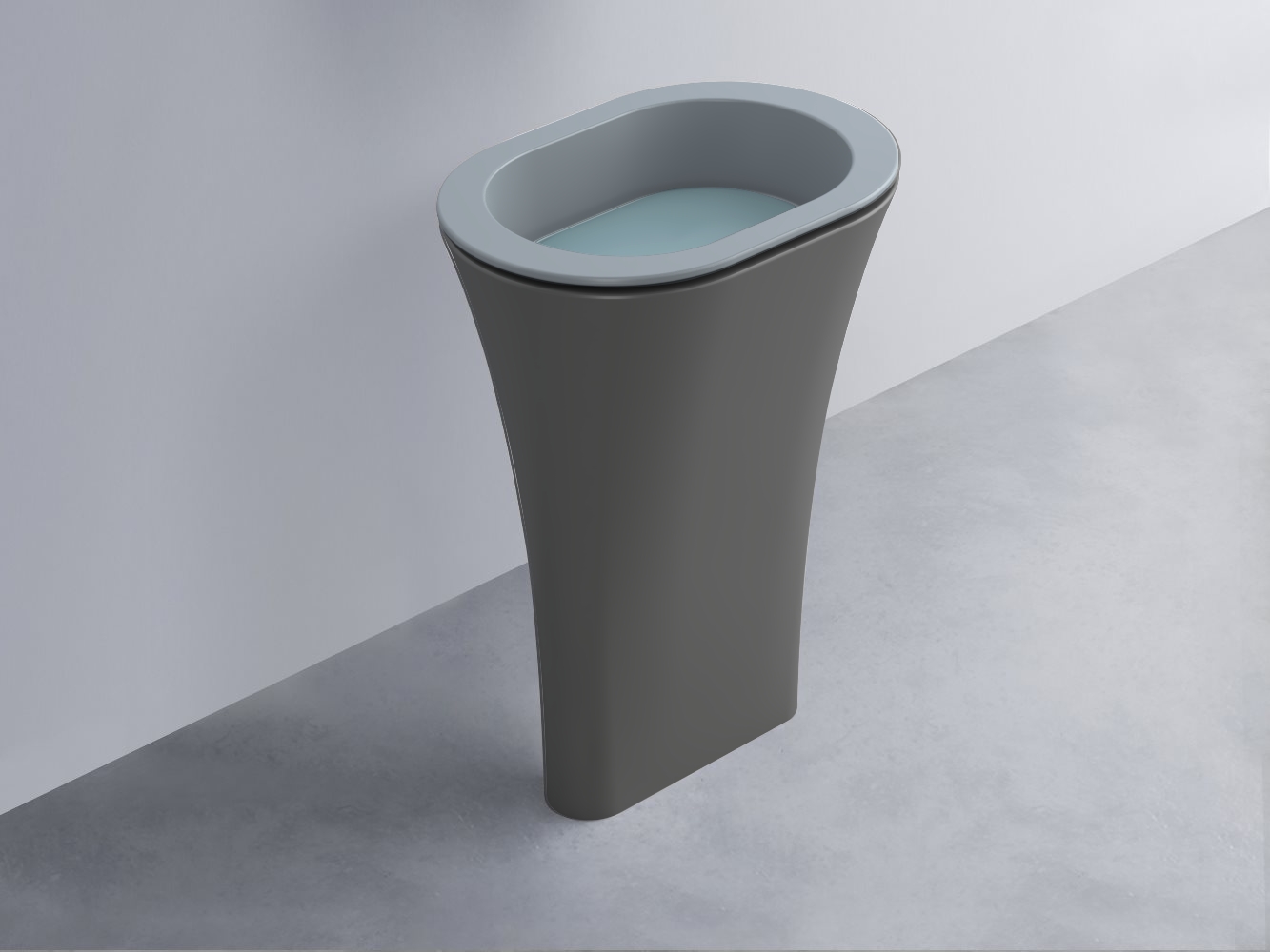 AMLA65-BR+AMPILO-PL+AMCOLO-CM Раковина Amedeo Ovale отдельностоящая cielo Enjoy + Amedeo Ceramica Cielo