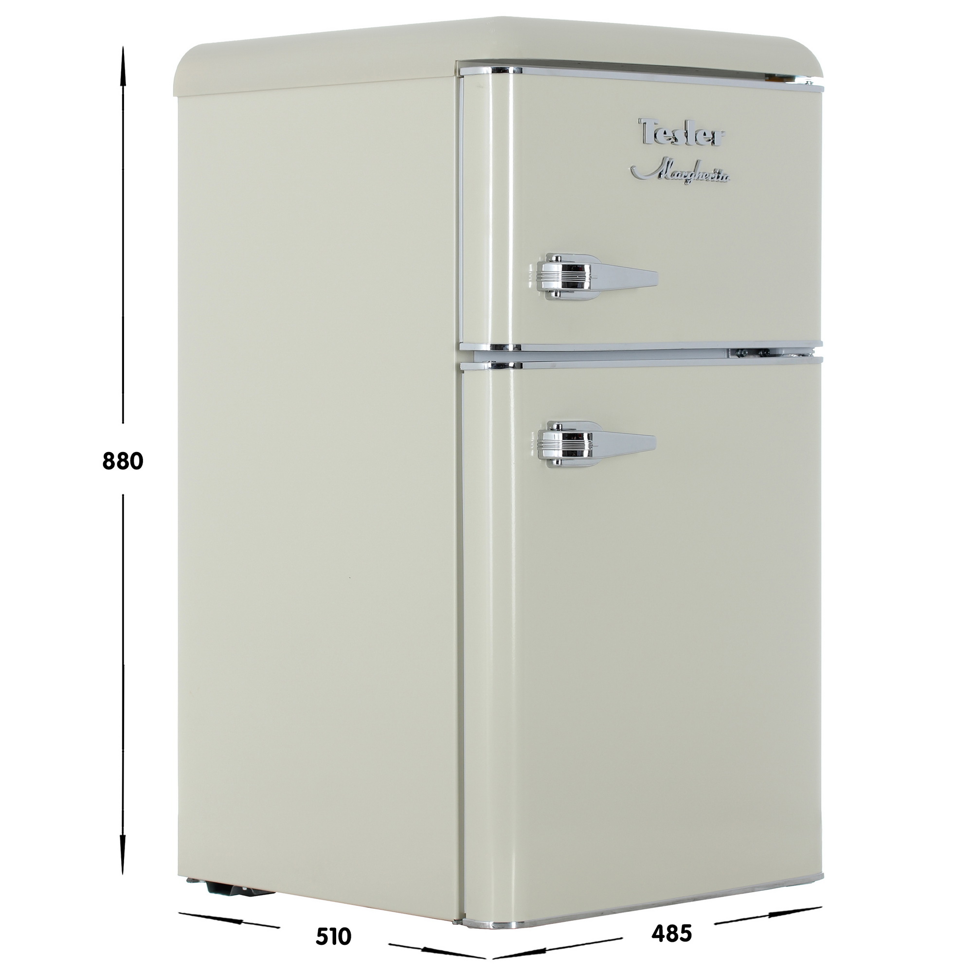 9115139 Холодильник компактный   Tesler RT-97 бежевый STDN-0055374 - Вид №6