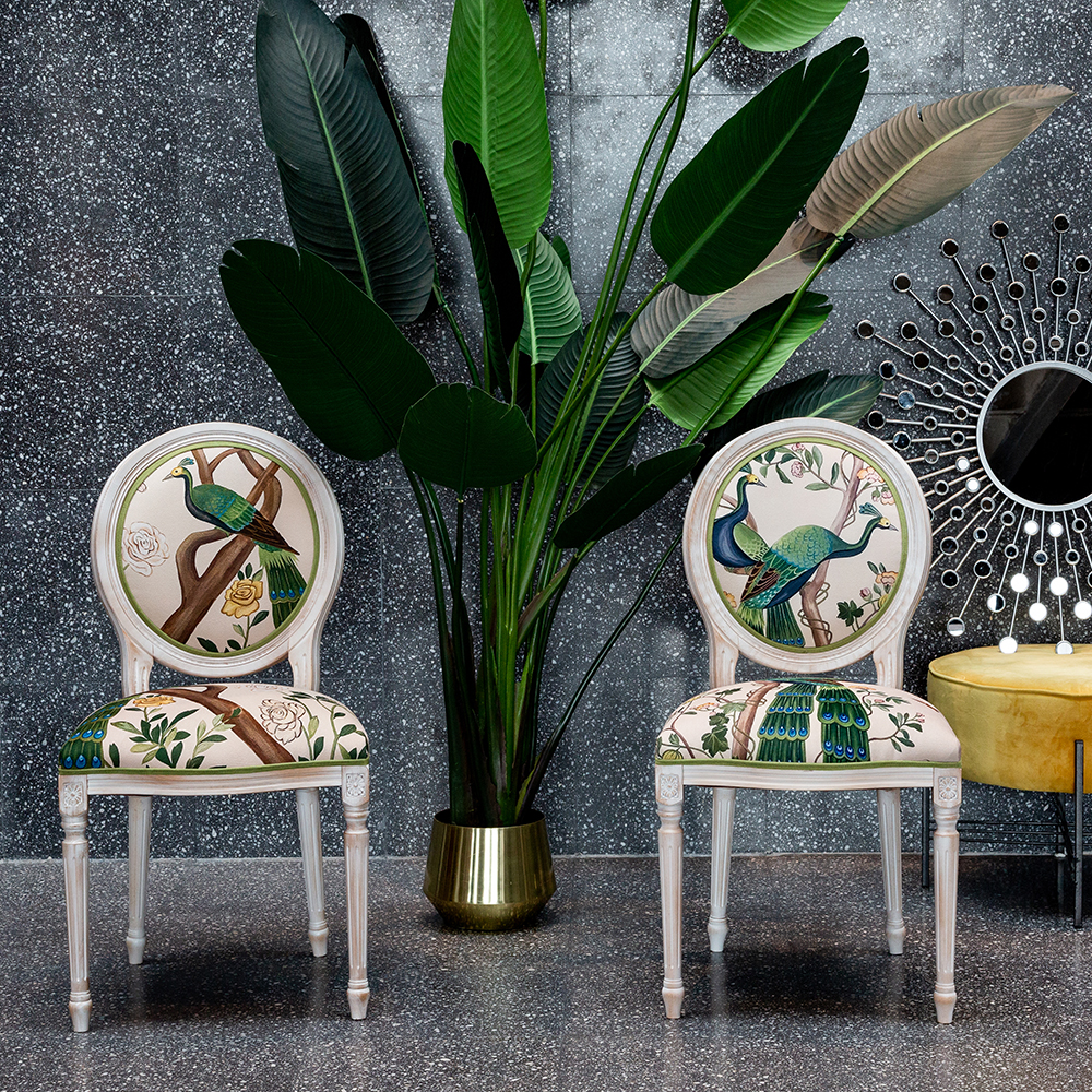 21060742 Стул «Индокитайский зелёный павлин» (версия 2) Object Desire  - Вид №12