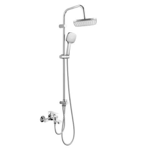 Orange Plito M16-933cr Душевая система в комплекте: смеситель для ванны с изливом; Белый sun-id-1516871 - Вид №3