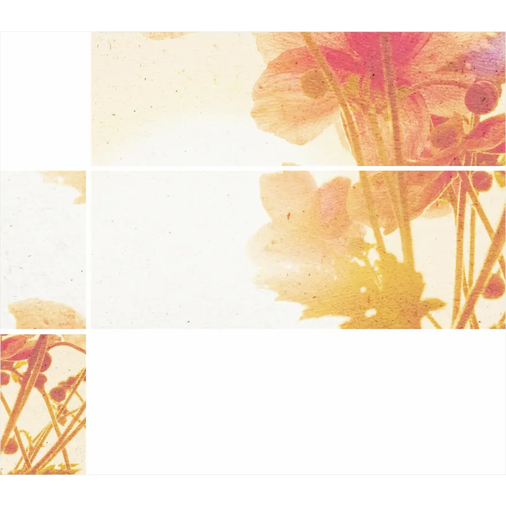 Панель ПВХ листовая 0.3 мм 955х480 мм Цветы 0.46 м² GRACE STLM-2190287 - Вид №3