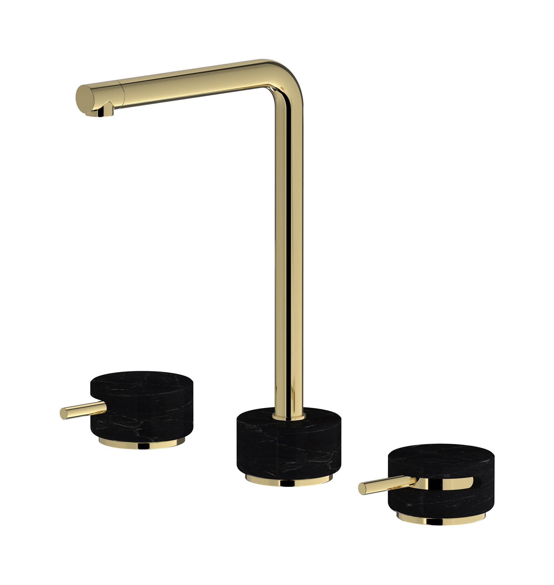 Смеситель для раковины с 3 отверстиями для мраморной столешницы IB мрамор + мрамор Elle ARCH-00027172 - Вид №7