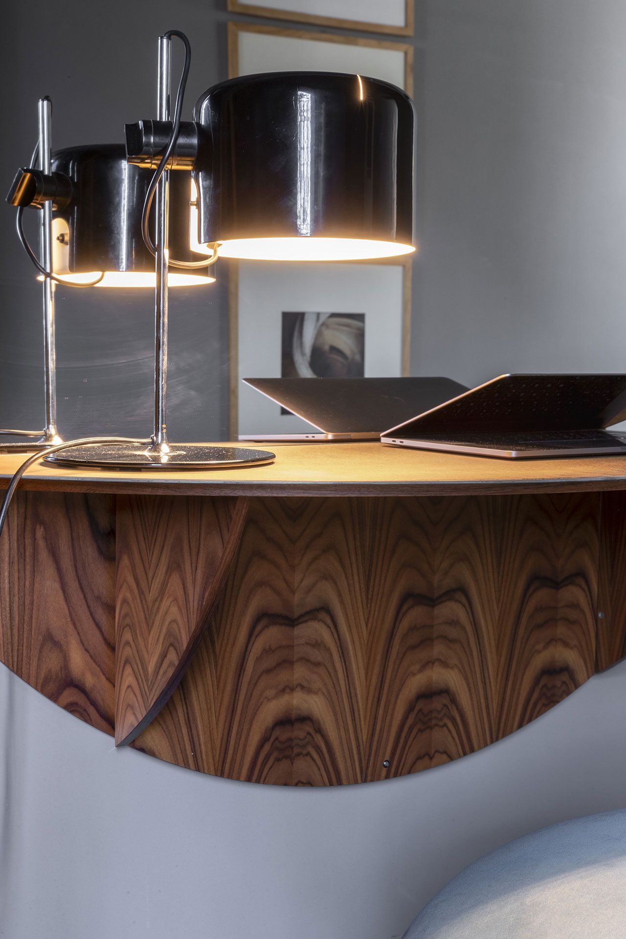 Настенное круглое зеркало с полкой Mogg BRAME ARCH-00013169 - Вид №5