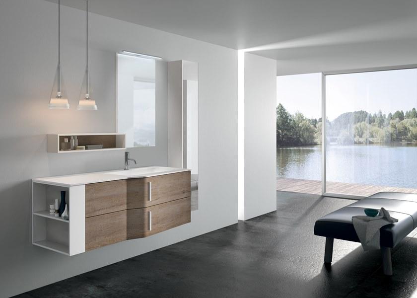 Gruppo Geromin Подвесная тумба под умывальник с ящиками Str8 sun-id-1348022 - Вид №1