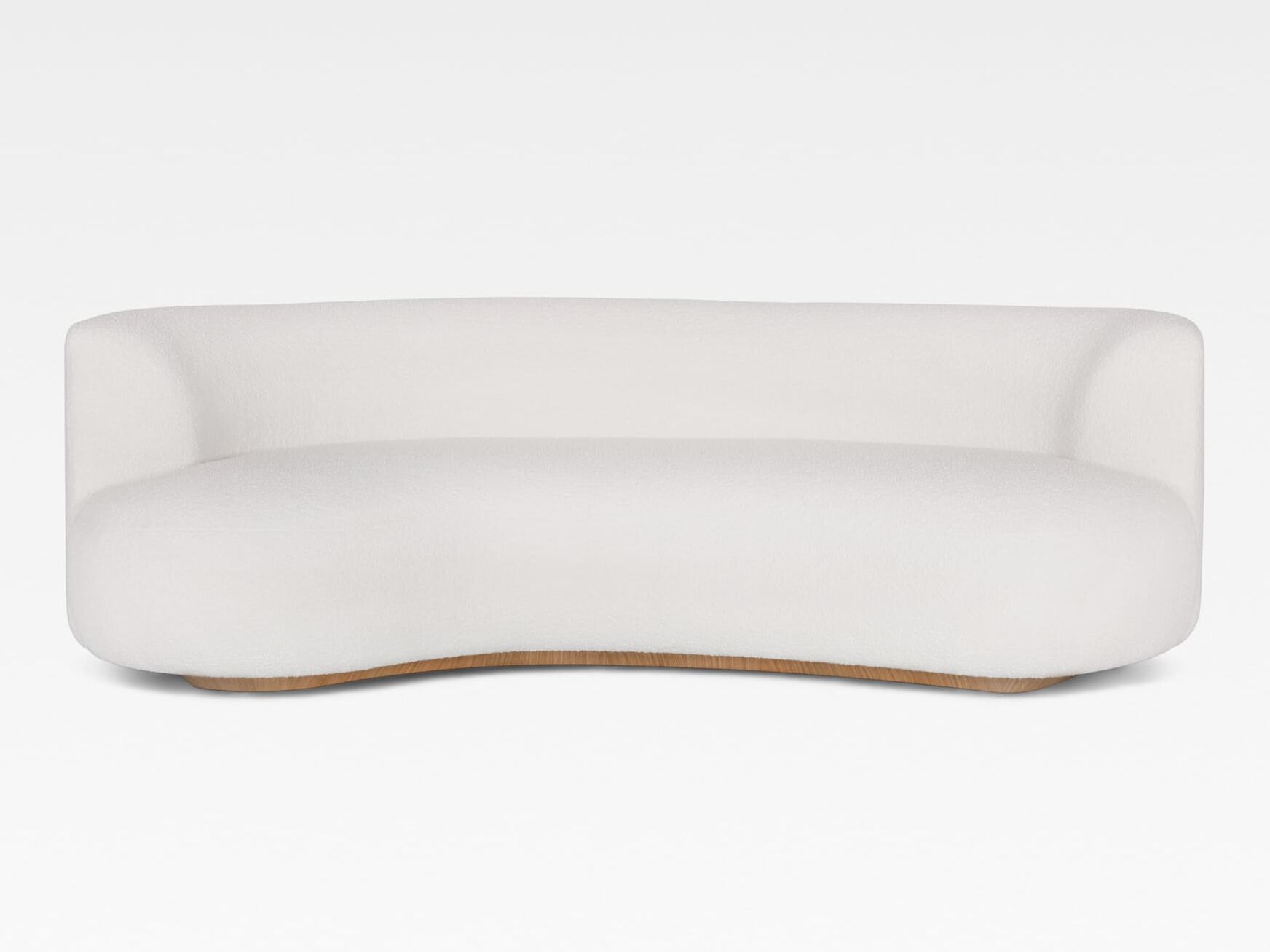 Изогнутый диван из ткани Greenapple Близнецы ARCH-00128236 - Вид №1