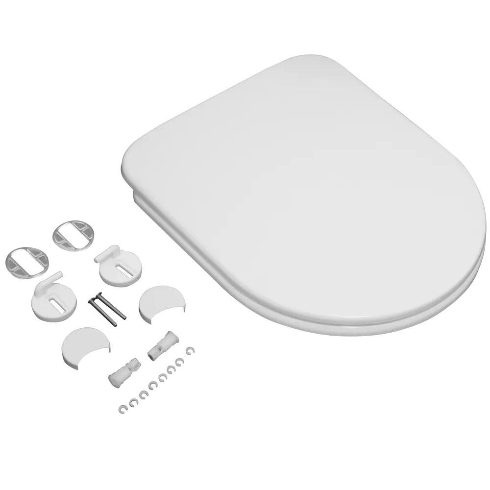 Сиденье для унитаза KONSENSA Мауро цвет белый STLM-2055533 - Вид №4