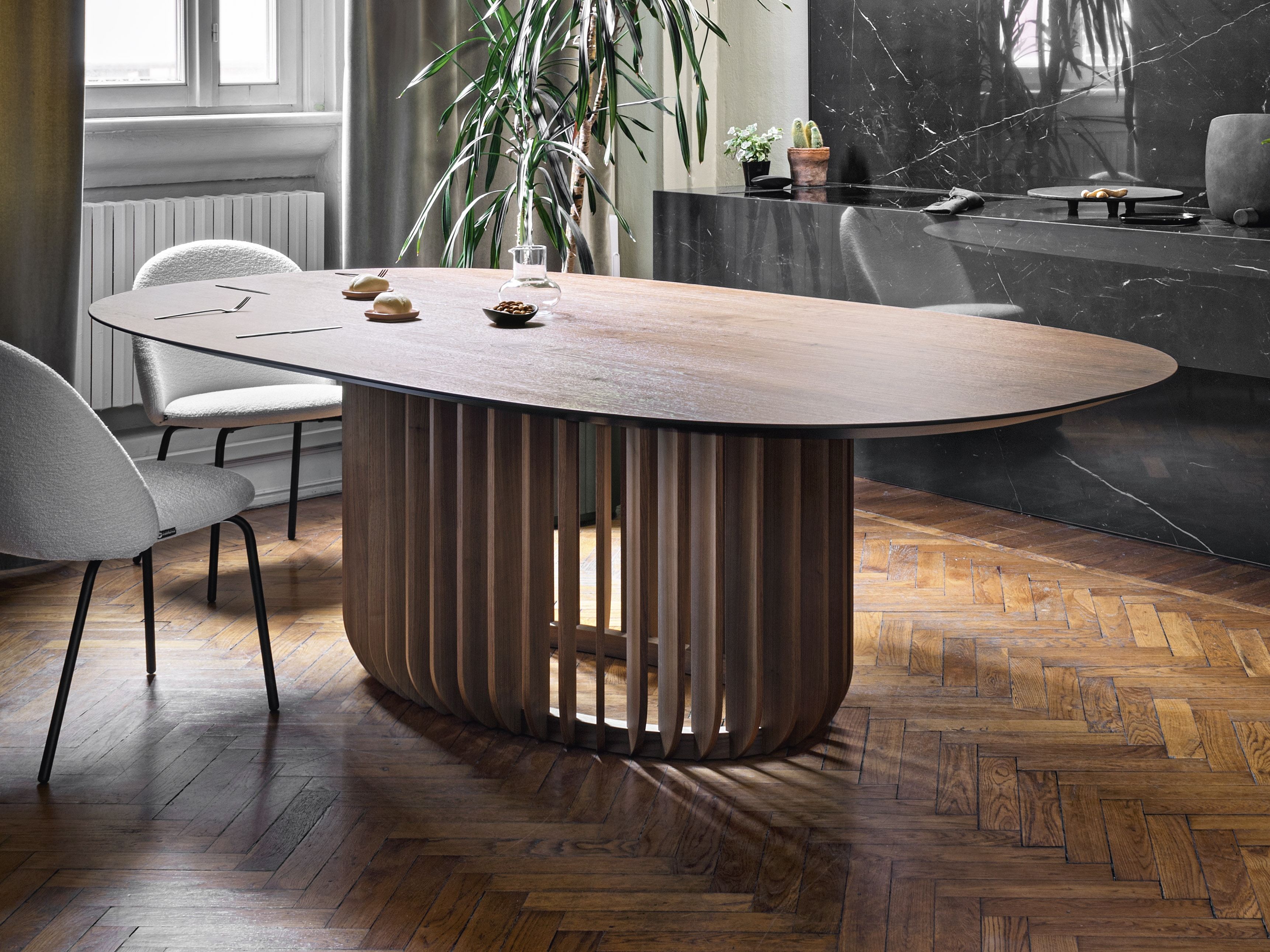 Деревянный овальный стол Miniforms JUICE ARCH-00119240 - Вид №1