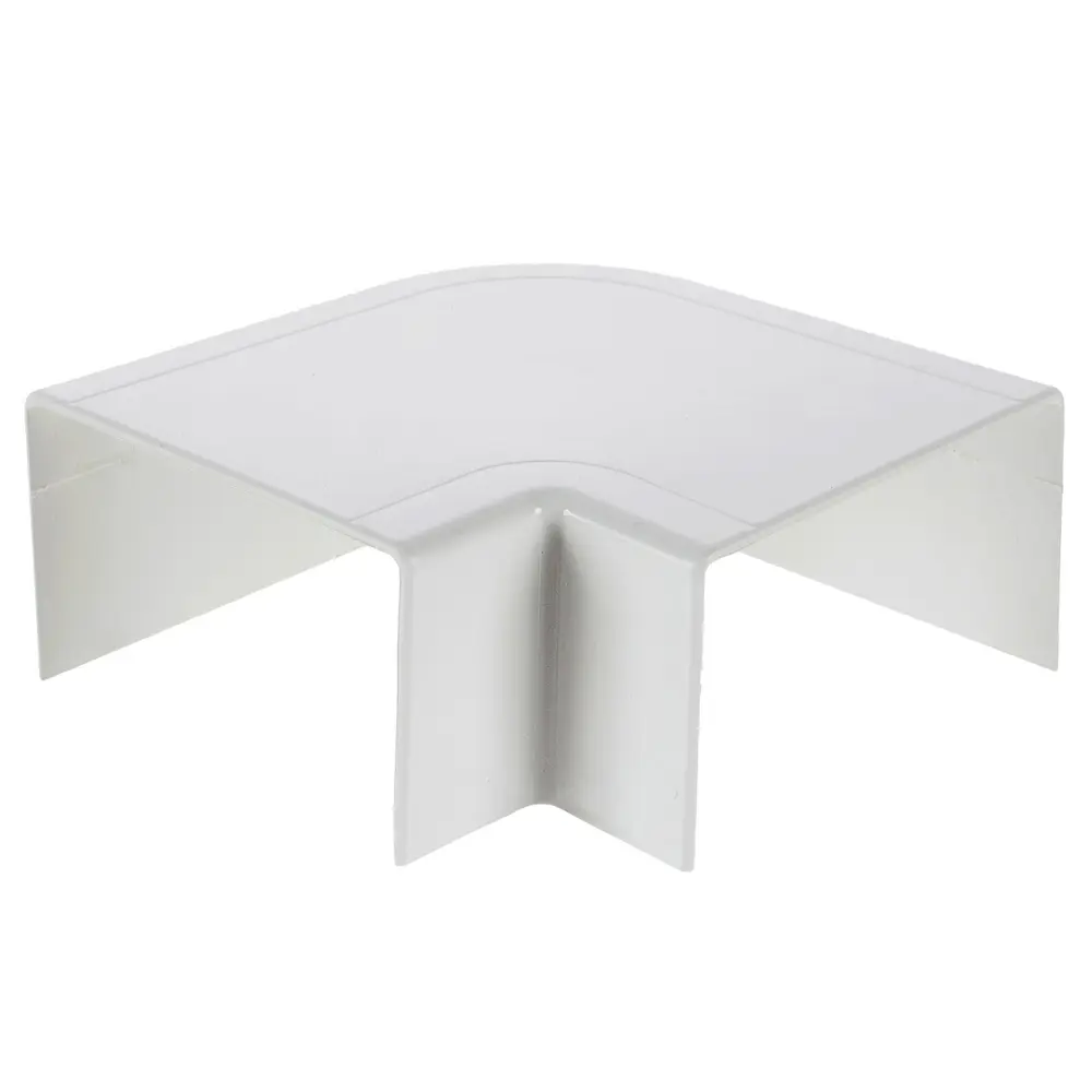 Угол внешний для кабель-канала Экопласт Tecn 100х55 мм цвет белый STLM-2103706