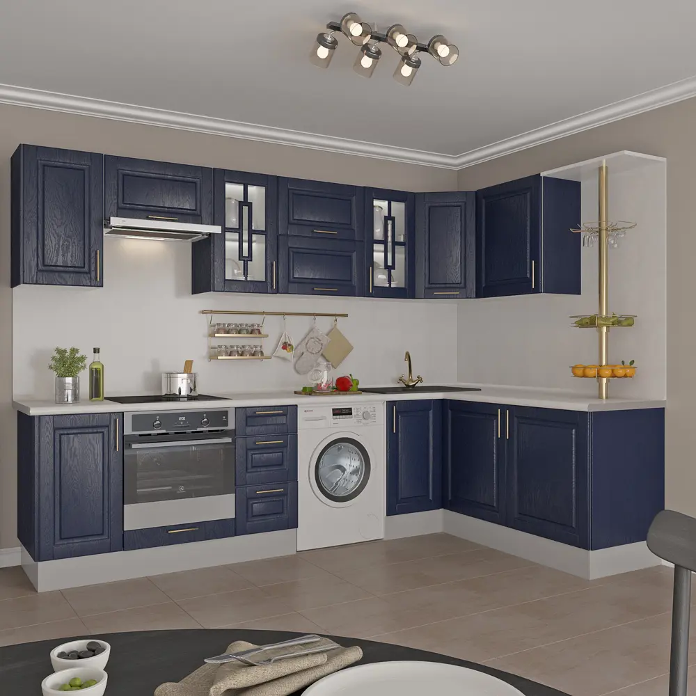 Дверь для шкафа Delinia «Антея» 80x35 см, МДФ, цвет синий STLM-2166433 - Вид №4